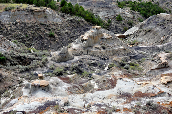 rock formation at Cap Rock Overlook